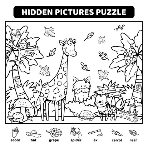 Free Printable Hidden Picture Puzzles