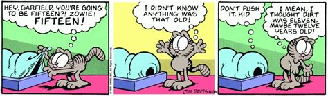 June 93 with Nermal Garfield Comics, Garfield And Odie, Dont Push Me ...