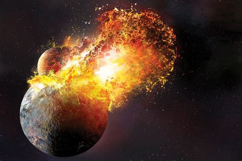 Bad Astronomy | Two colliding protoplanets make a huge dust cloud ...