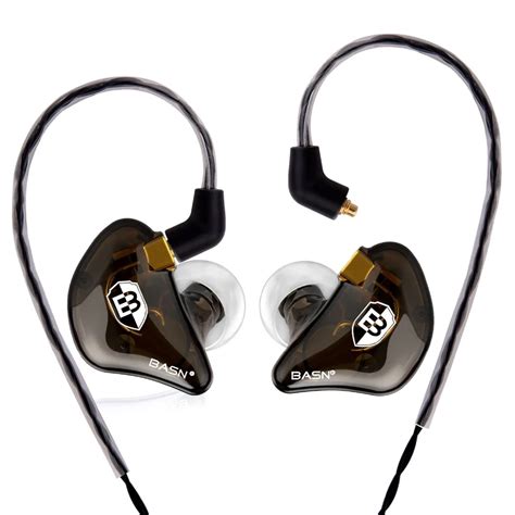 BASN BsingerBC100 Singer Headphones with MMCX Detachable Cable, Noise Cancelling In Ear Monitor ...