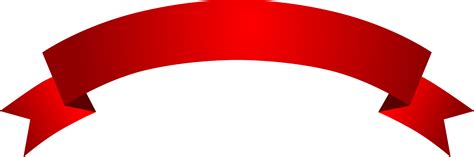 Download Red Banner Vector Png Download - Red Ribbon Clipart PNG Image ...