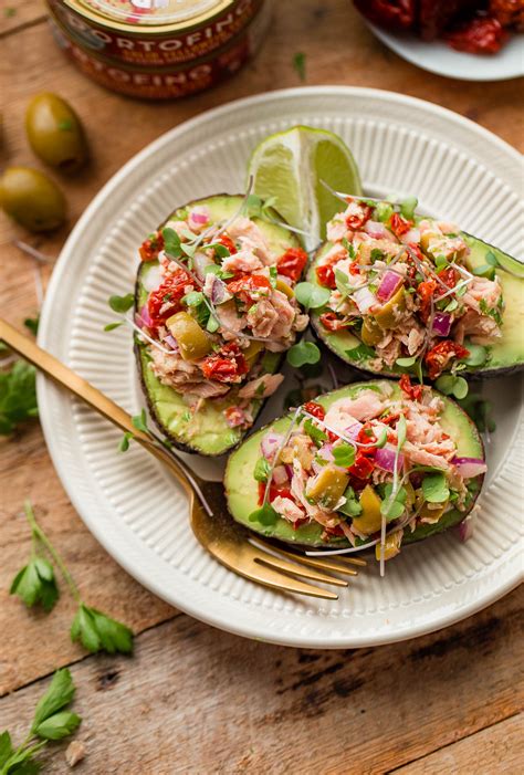 Tuna Avocado Boats - A Beautiful Plate