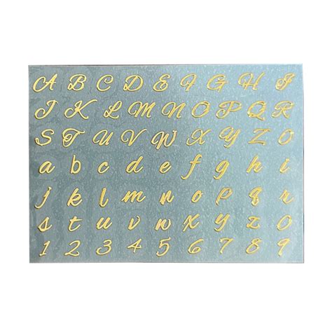 Small Letter Alphabet Stickers Mini Numbers Stickers Self Adhesive ...