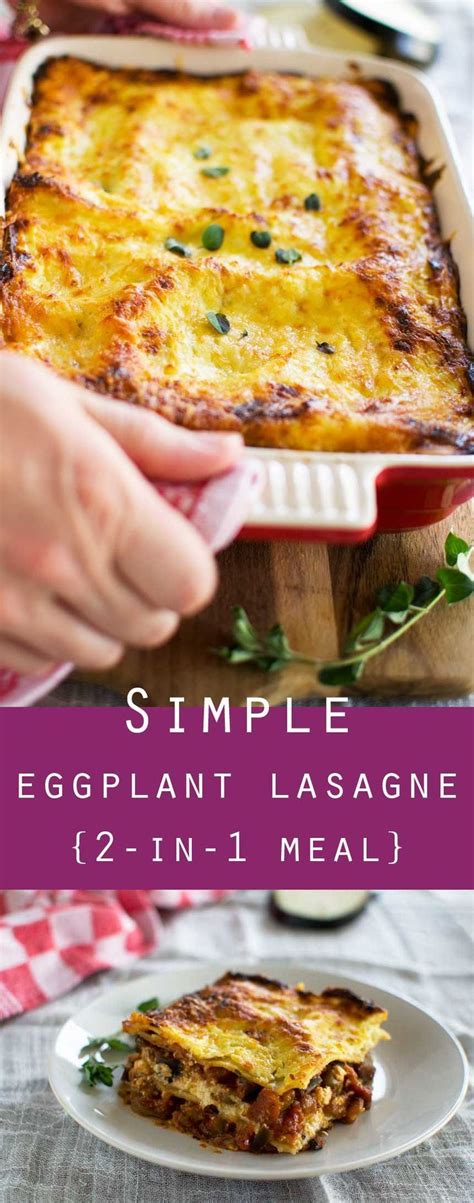 Eggplant lasagna (lasagna alla norma) | Recipe | Meals, Recipes ...