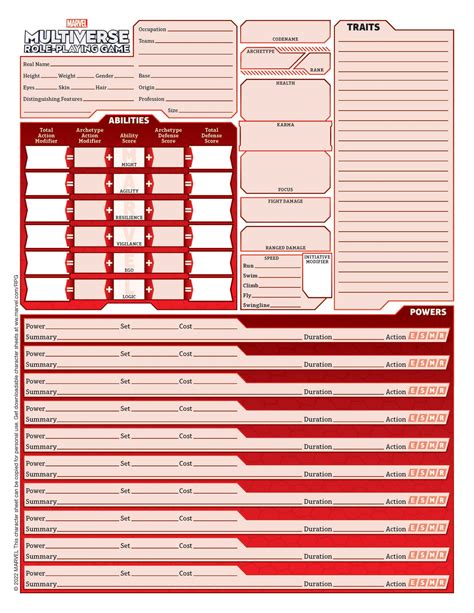 Take a Sneak Peek into the Marvel Multiverse Role-Playing Game Playtest Rulebook | Marvel