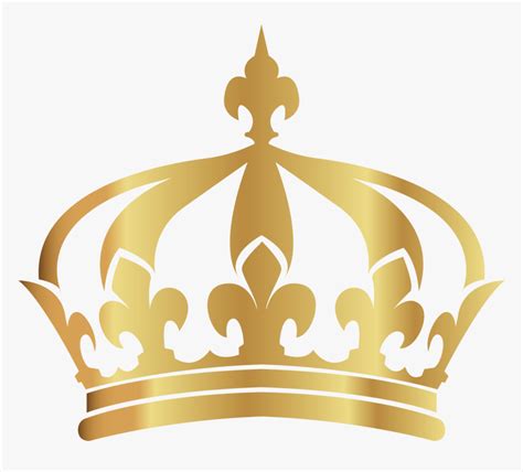 Vector Hand-painted Gold Crown Png Download - Transparent Background ...