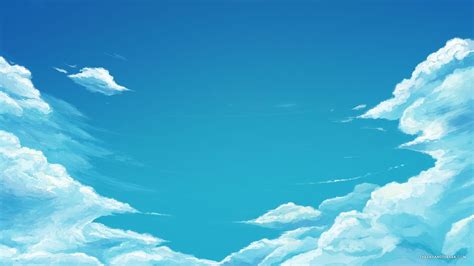 Cartoon Blue Sky Hd Wallpaper | Wallpaper List | Sky anime, Blue sky wallpaper, Sky aesthetic