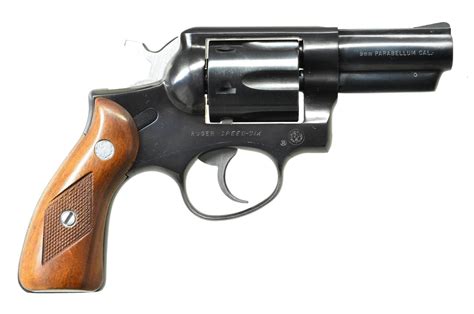 RUGER SPEED-SIX 9MM LUGER REVOLVER.