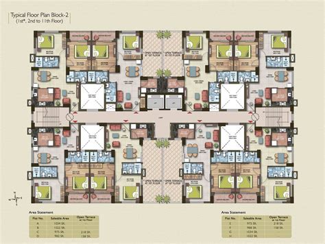 typical-floorplan-block-2-1st-2nd-to-11th-floor | Gajpatihomes