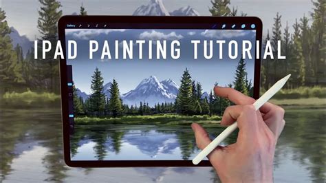 Digital landscape painting - Start to Finish - PaintingTube