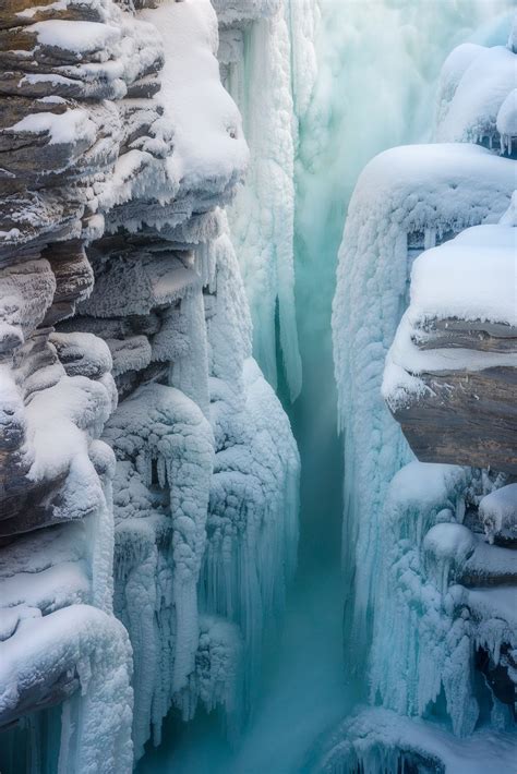 Athabasca falls in Jasper. Nature is an eternal source of inspiration ...