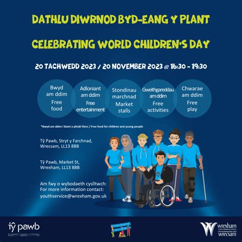 World Children's Day celebrated at Ty Pawb on 20 November 2023