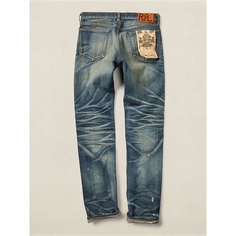 Lyst - Rrl Slim-fit Distressed Jean in Blue for Men