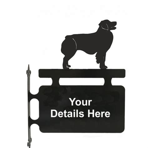 Australian Shepherd Dog Hanging Sign