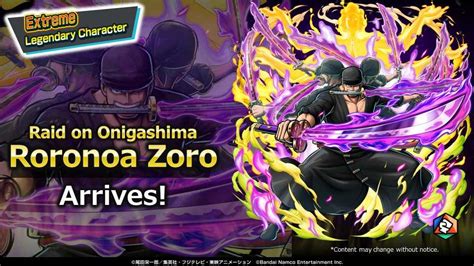 ANDROID/IOS | Extreme Roronoa Zoro (Raid On Onigashima) | Char B4-B5 GG