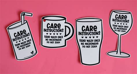 Free Printable Cup Care Instructions Printable Word S - vrogue.co