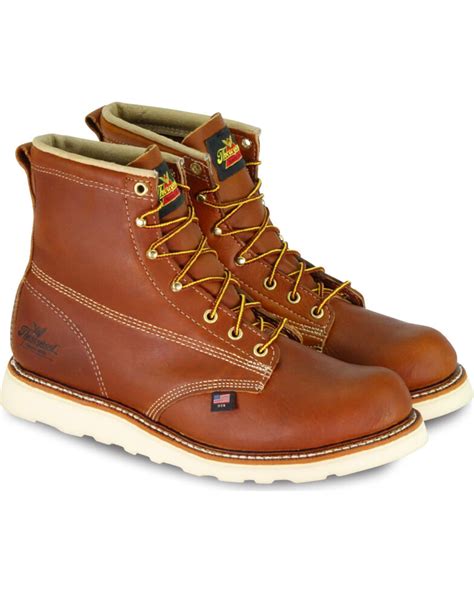 Thorogood Men's 6" American Heritage MAXwear Wedge Sole Work Boots - Soft Toe - Country Outfitter