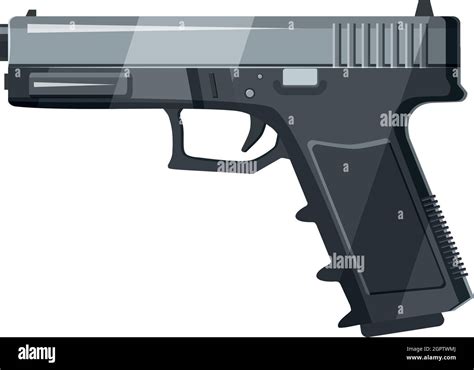 Gun icon in cartoon style Stock Vector Image & Art - Alamy