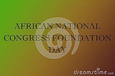 African National Congress Foundation Day Card Royalty-Free Stock Photo ...