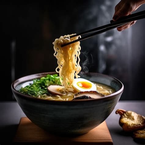 Premium AI Image | Realistic photo of Ramen CloseUp Food Photography