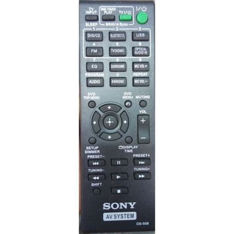 Sony Home Theatre Remote Control For Sony Music System With Bluetooth ...