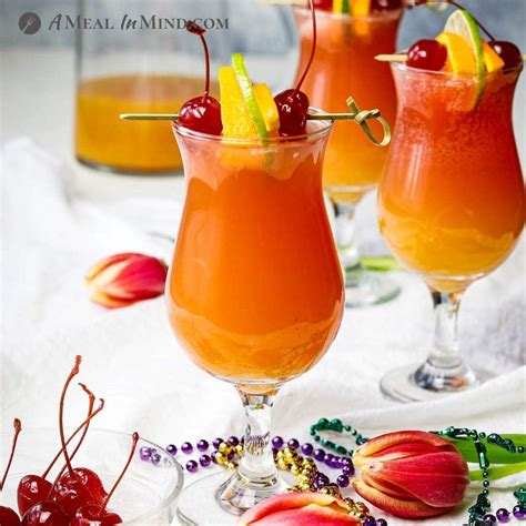 Hurricane Mocktail Recipe - Fruit-Sweetened - A Meal In Mind