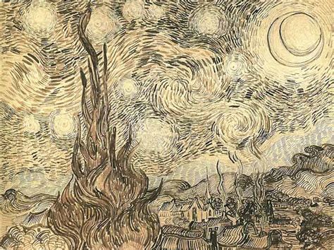 Movement & Motion : Vincent Van Gogh ink drawings