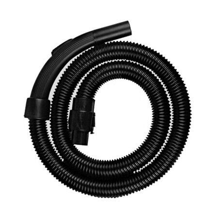 Universal Vacuum Cleaner Hose Extension Threaded Accessories 1.85m Long Black Hose for Vacuums