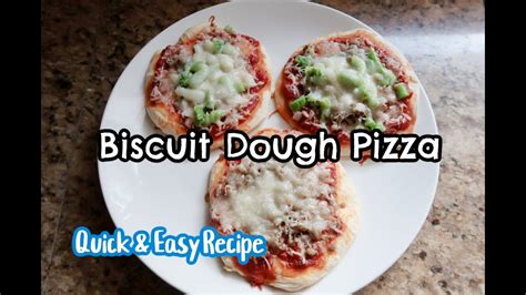 BISCUIT DOUGH PIZZA RECIPE | MINI PIZZA - YouTube