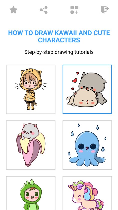 Drawing Kawaii Cute Characters for Android - Download