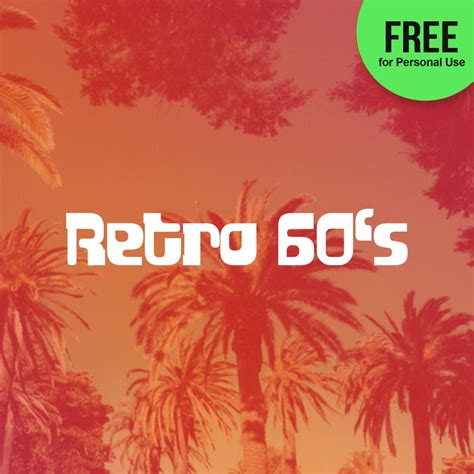 60's Retro Font | Free for Personal Use – MasterBundles