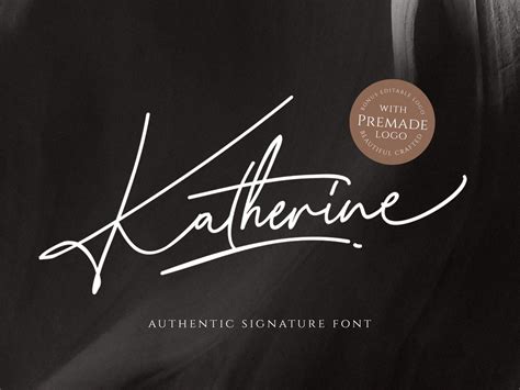 Katherine Signature Font by Pixelbuddha on Dribbble