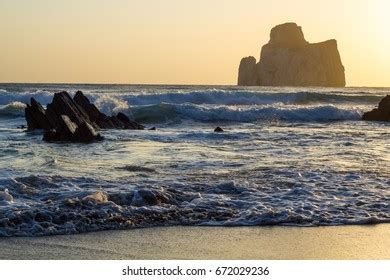 Pan Di Zucchero Sunset Sardinia Nebida Stock Photo 672029236 | Shutterstock