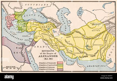 The Empire Of Alexander The Great Map