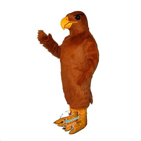 Golden Hawk Mascot Costume With The New Style