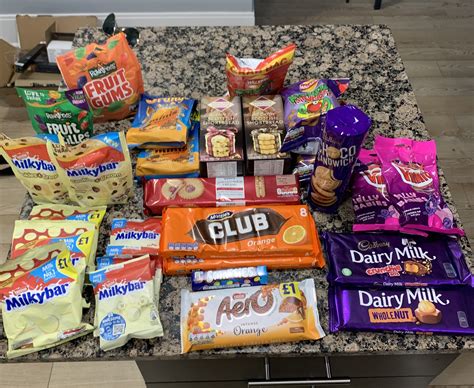 Drove over an hour for all these British snacks : UK_Food