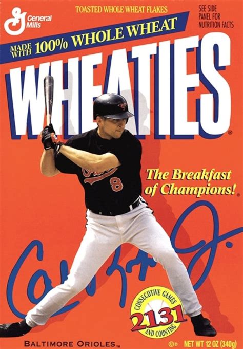 Do You Remember These Wheaties Champs? | Cal ripken jr., Orioles, Breakfast of champions