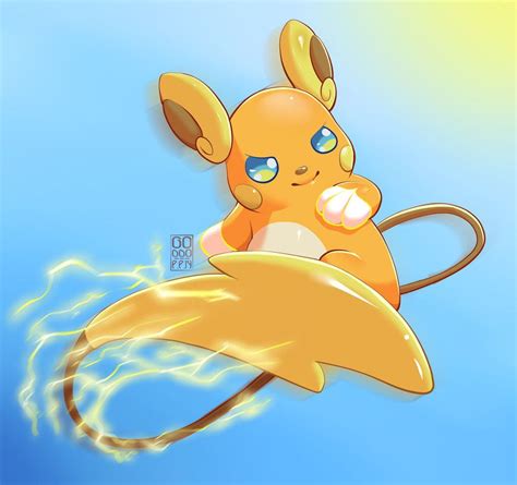 Alola Raichu fanart by GoddoArt.deviantart.com on @DeviantArt | Pikachu evolution, Cute pokemon ...