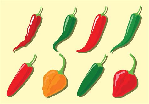 Chili Pepper Vector Icons 149005 Vector Art at Vecteezy