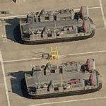 Hovercrafts at Little Creek Amphibious Naval Base in Virginia Beach, VA (Google Maps)