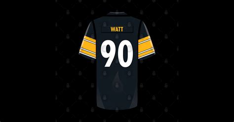 TJ Watt Jersey - Tj Watt - Sticker | TeePublic