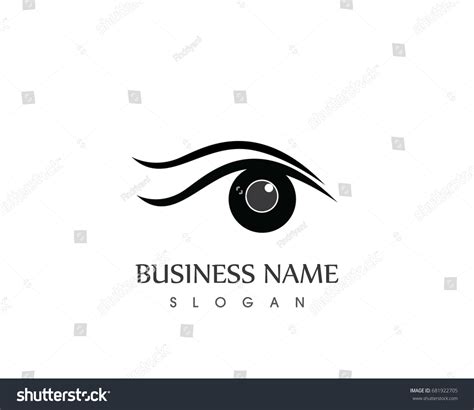 Black Eye Logo Design Stock Vector (Royalty Free) 681922705 | Shutterstock