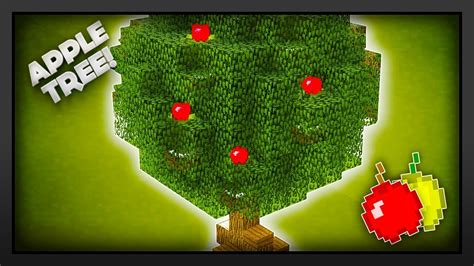 MInecraft - How To Make An Apple Tree (Without Custom Heads) - YouTube