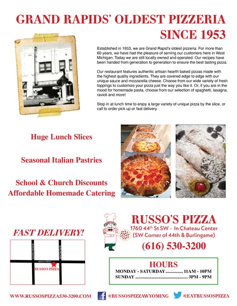 Russo’s Menu – 4 | Russo's Pizza