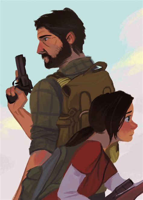 Ellie and Joel by russell-o on DeviantArt