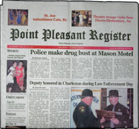 Point Pleasant Register. The Point Pleasant Register is in the ...