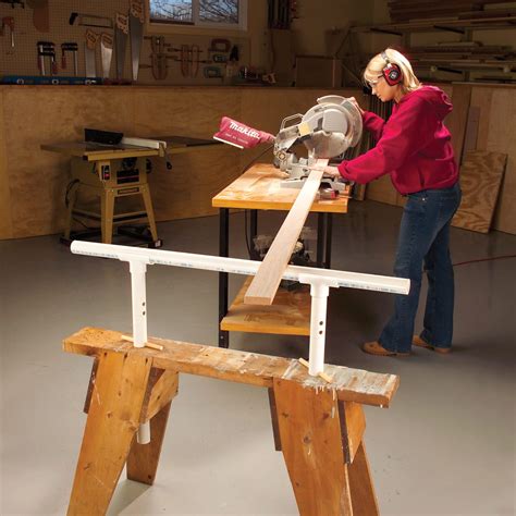 Height-Adjustable Sawhorse — The Family Handyman