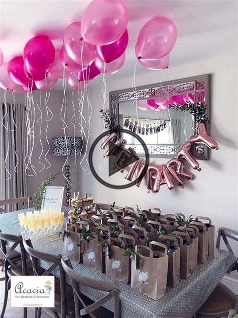 Hen Party Welcome Table in 2020 | Hen party balloons, Hen party decorations, Bachelorette ...