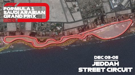 Jeddah F1 Circuit Map