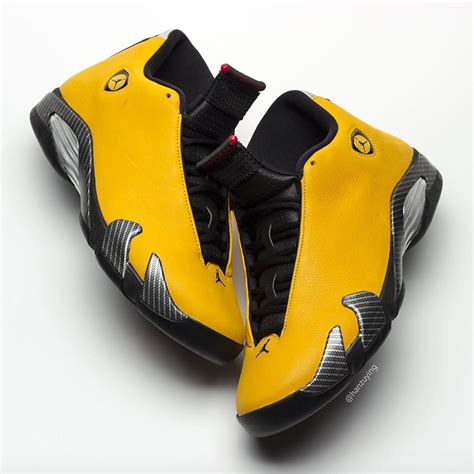 Air Jordan 14 Yellow Ferrari BQ3685-706 Release Info | SneakerNews.com